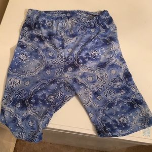 Blue flag shorts